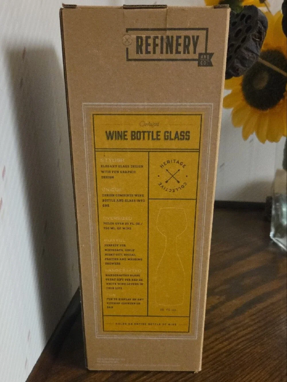 Refinery Wine Bottle Glass